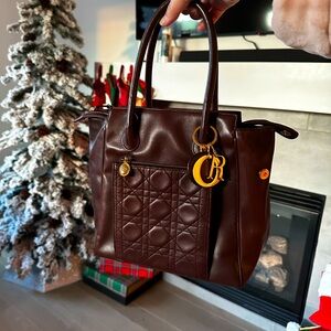 Dior Brown Leather Handbag